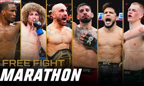 UFC 298: Free Fight Marathon .